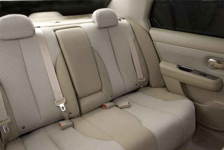 2008 Nissan Versa Sedan Rear Seats Picture