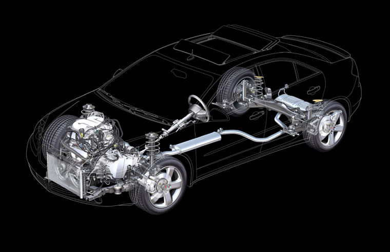 2007 Pontiac G6 Sedan Drivetrain Picture