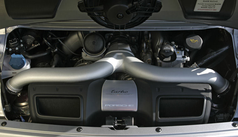 2008 Porsche 911 Turbo 3.6L Turbocharged Flat-6 Engine Picture