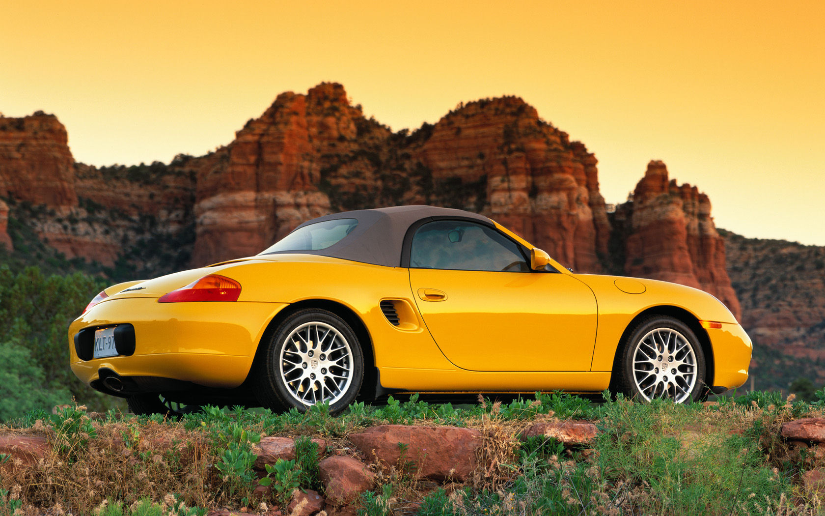 Porsche Boxster Desktop Wallpaper