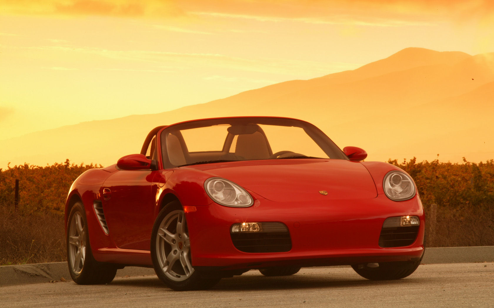 Porsche Boxster Desktop Wallpaper