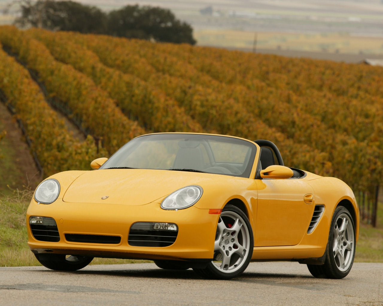 Porsche Boxster Desktop Wallpaper