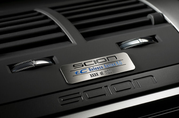 2010 Scion tC Release Series 6.0 Badge Picture