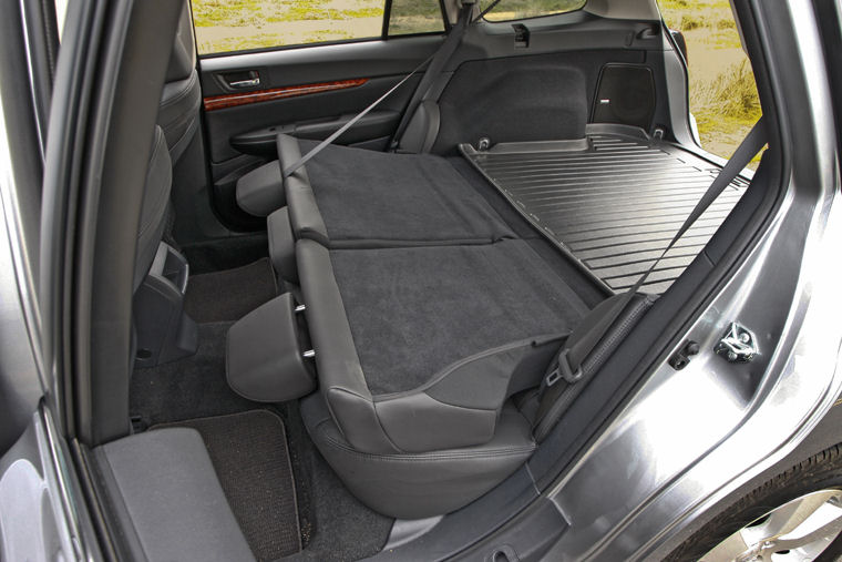 2010 Subaru Outback 3.6R Rear Seats Folded Picture