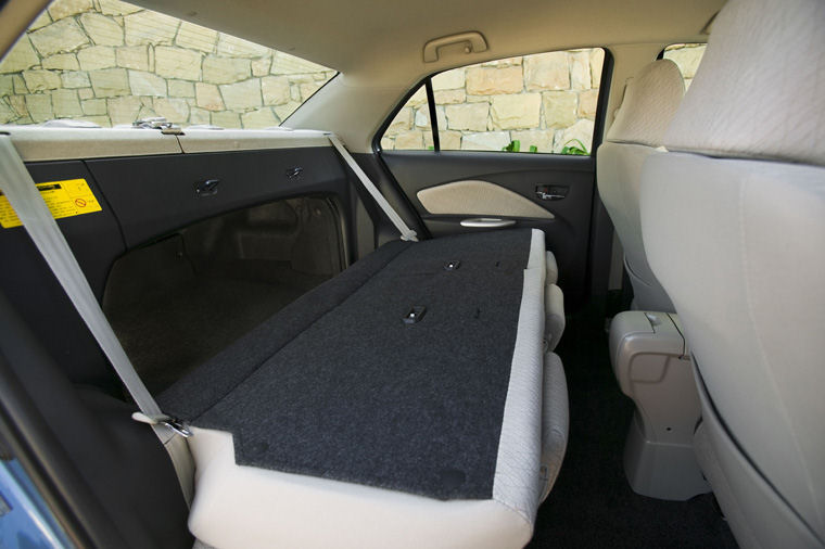 2007 Toyota Yaris Sedan Rear Seats Folded Picture