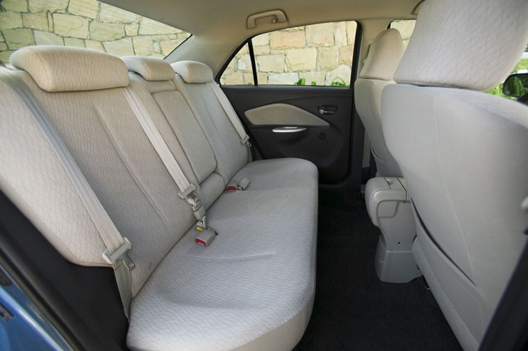 2008 Toyota Yaris Sedan Rear Seats Picture