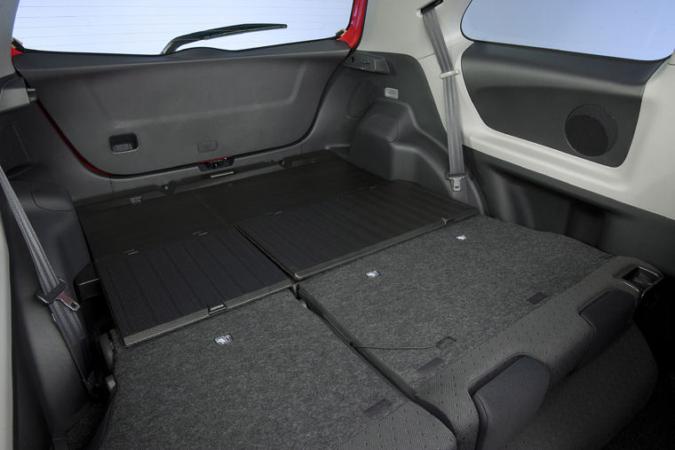 2010 Toyota Yaris 3-door Hatchback Rear Seats Folded Picture