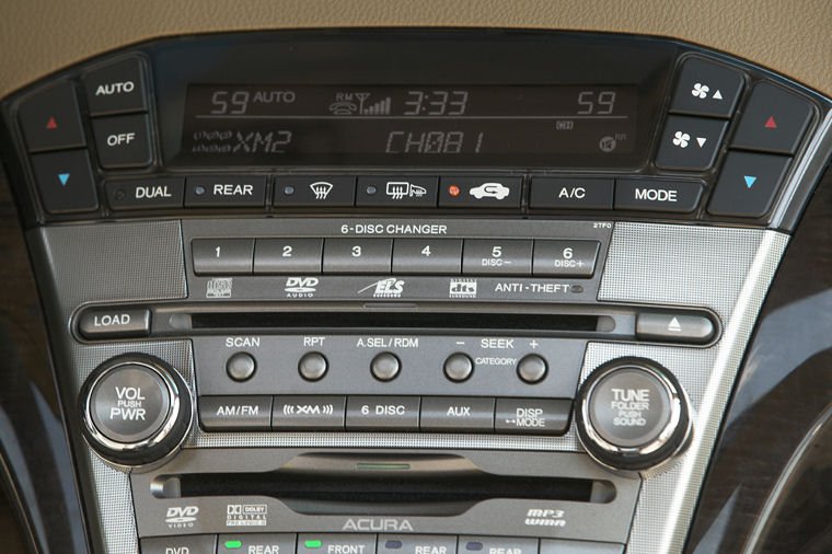 2008 Acura MDX Center Stack Picture
