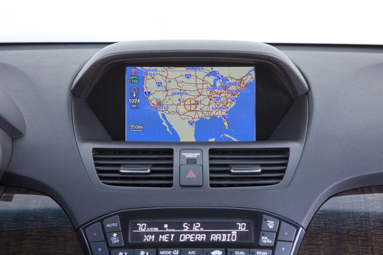 2010 Acura MDX Navigation Screen Picture