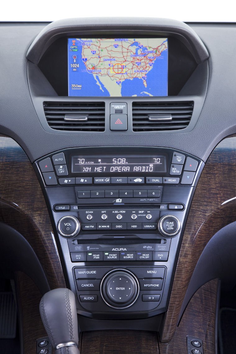 2011 Acura MDX Center Stack Picture