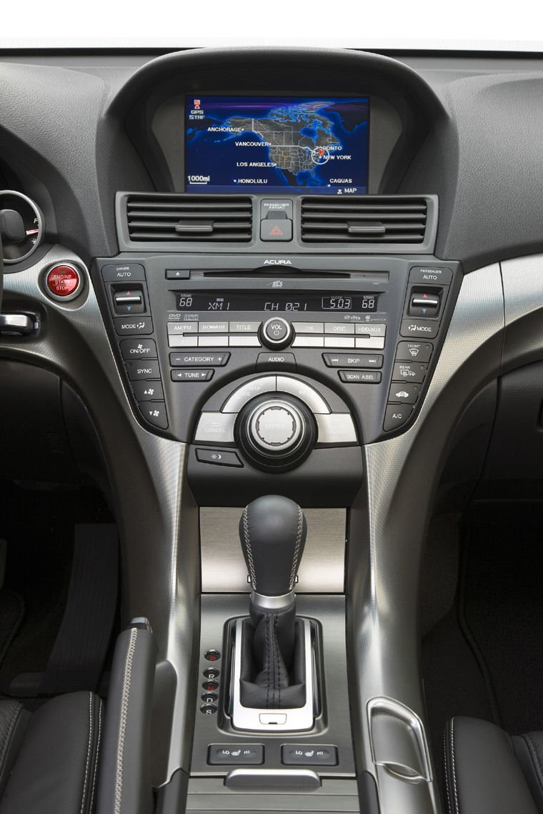 2010 Acura TL Type-S Center Stack Picture
