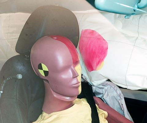 2011 Audi A4 IIHS Side Impact Crash Test Picture