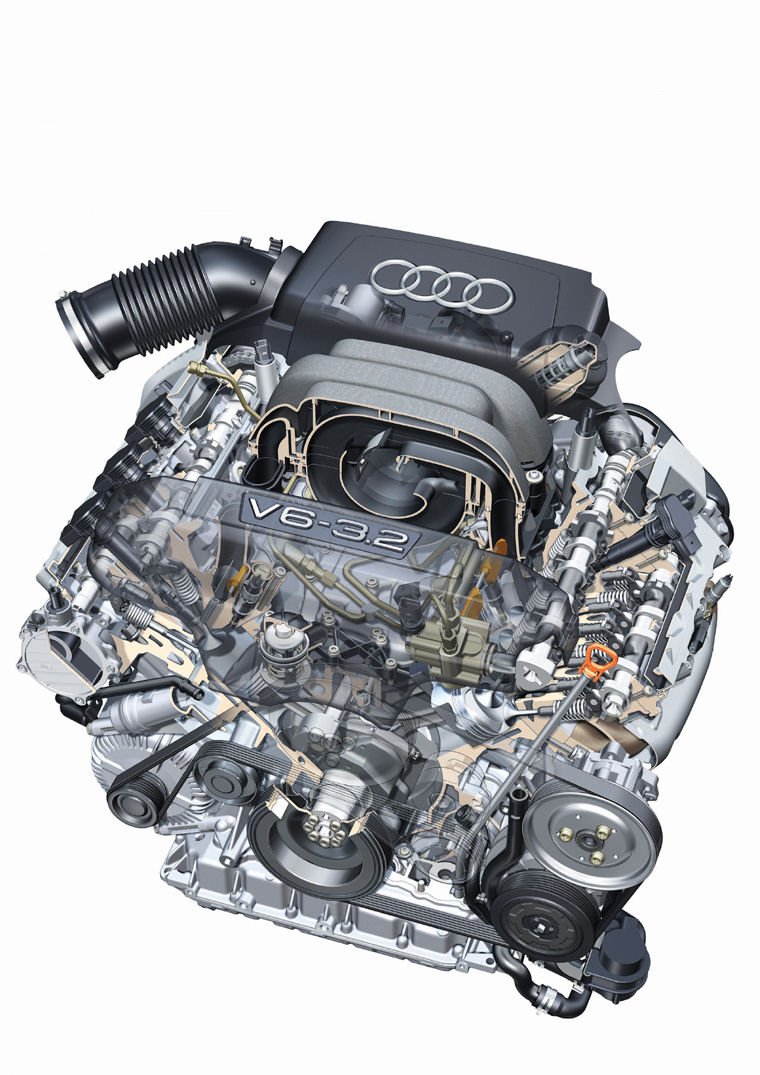 2005 Audi A6 3.2l 6-cylinder Engine Picture