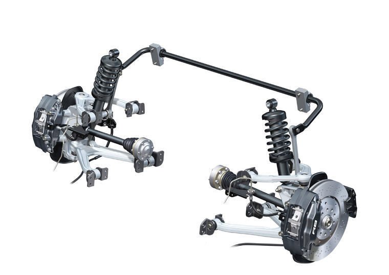 2009 Audi R8 Rear Suspension Picture