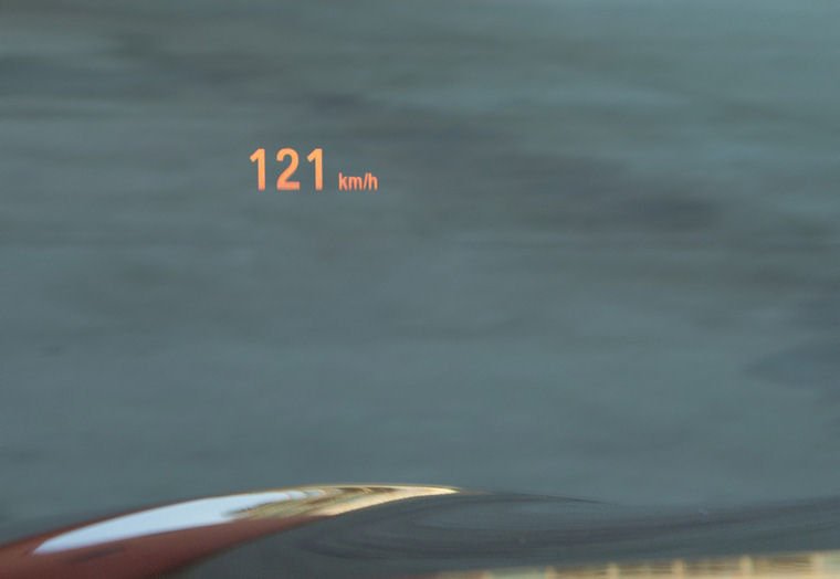 2011 BMW X3 xDrive35i Head-up Display Picture