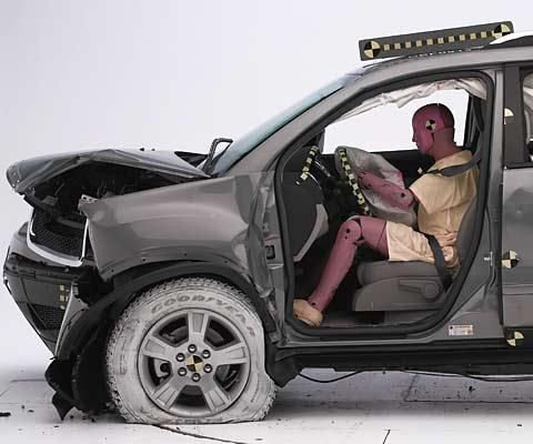 2011 Buick Enclave IIHS Frontal Impact Crash Test Picture