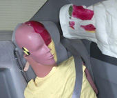 2009 Buick LaCrosse IIHS Side Impact Crash Test Picture