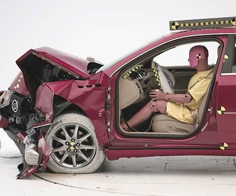 2010 Buick Lucerne IIHS Frontal Impact Crash Test Picture