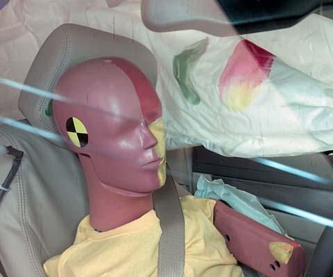 2011 Cadillac CTS IIHS Side Impact Crash Test Picture