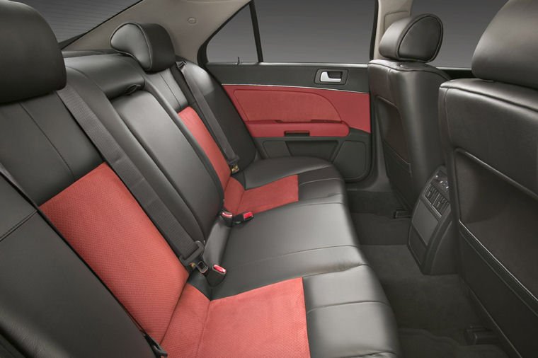 2008 Cadillac STS-V Rear Seats Picture