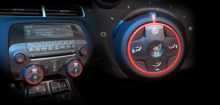2010 Chevrolet Camaro Controls Picture