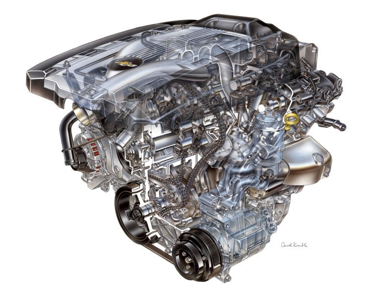 2011 Chevrolet (Chevy) Camaro 6.2L V8 Engine Picture