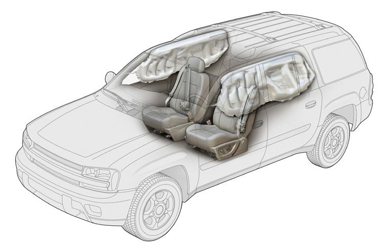 2008 Chevrolet Equinox Curtain Airbags Picture