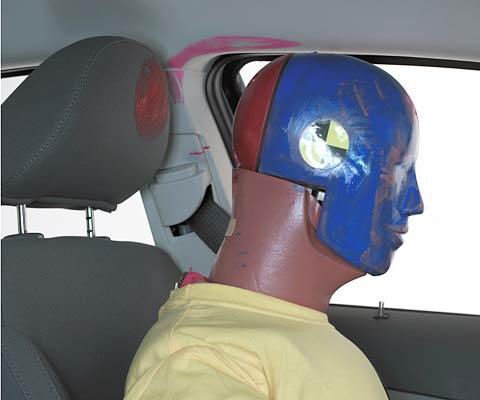 2011 Chrysler 200 IIHS Frontal Impact Crash Test Picture