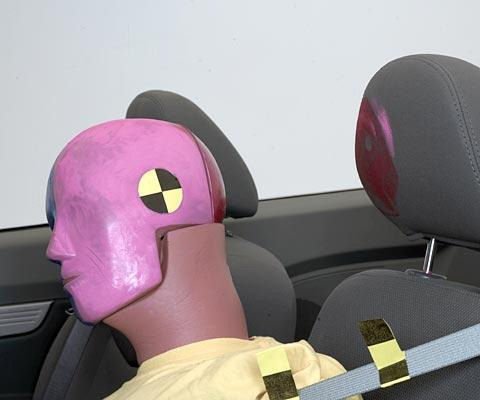 2011 Chrysler 200 IIHS Frontal Impact Crash Test Picture