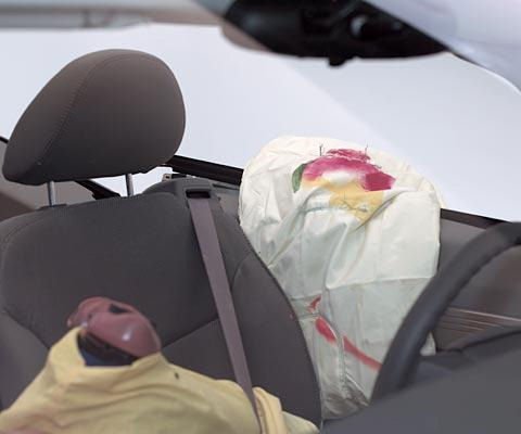 2011 Chrysler 200 IIHS Side Impact Crash Test Picture