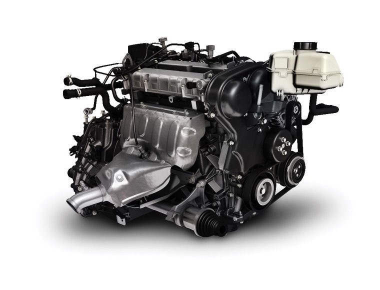 2011 Ford Fiesta Sedan 1.6L 4-cylinder Engine Picture