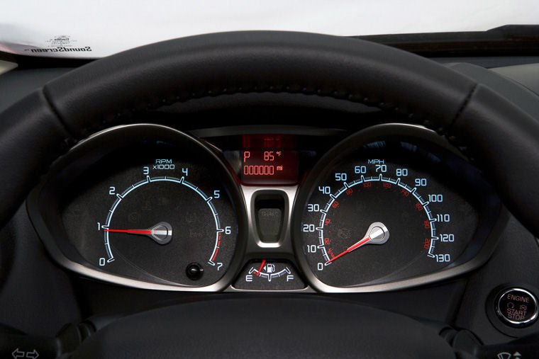 2011 Ford Fiesta Sedan Gauges Picture