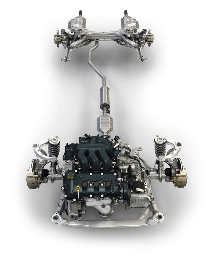 2008 Ford Fusion Drivetrain Picture