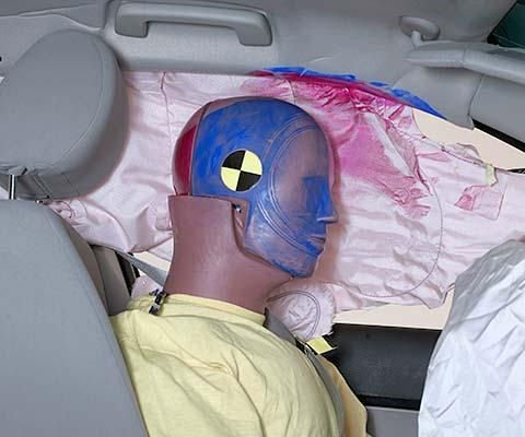 2011 Ford Fusion IIHS Frontal Impact Crash Test Picture