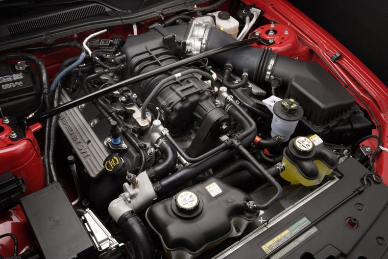 2007 Shelby GT500 5.4L V8 Supercharged Engine Picture