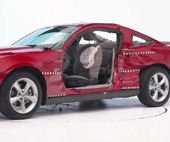 2010 Ford Mustang IIHS Side Impact Crash Test Picture