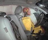 2008 Ford Taurus IIHS Side Impact Crash Test Picture