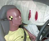 2008 Ford Taurus X IIHS Side Impact Crash Test Picture