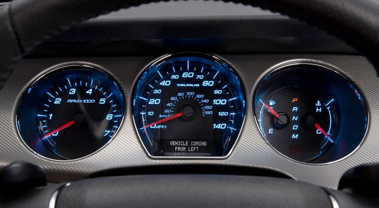 2011 Ford Taurus SHO Gauges Picture