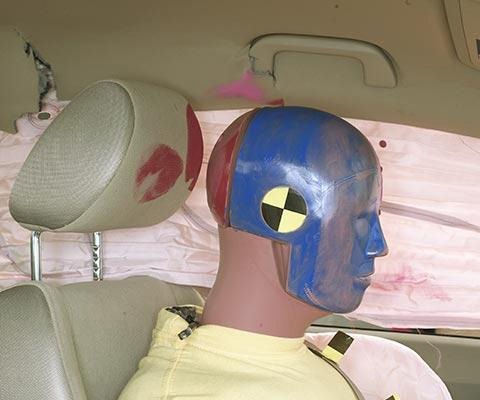 2008 Honda Civic IIHS Frontal Impact Crash Test Picture