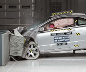 2009 Honda Civic IIHS Frontal Impact Crash Test Picture