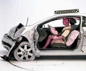 2009 Honda Civic IIHS Frontal Impact Crash Test Picture