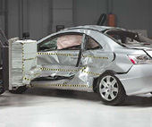2009 Honda Civic IIHS Side Impact Crash Test Picture