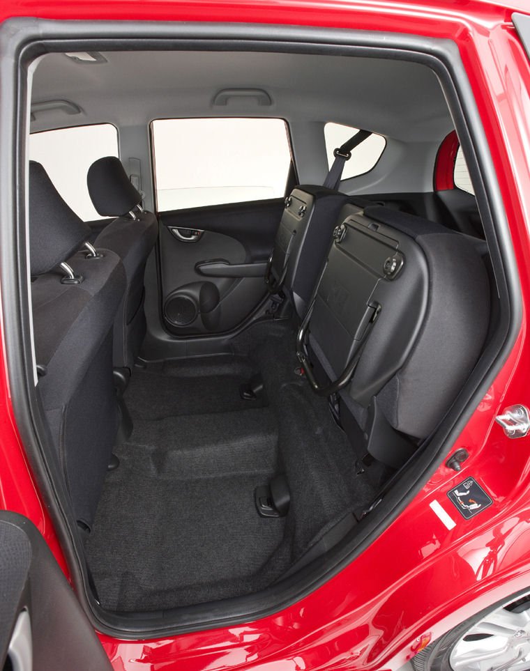 2010 Honda Fit Sport Rear Seats Folded Picture