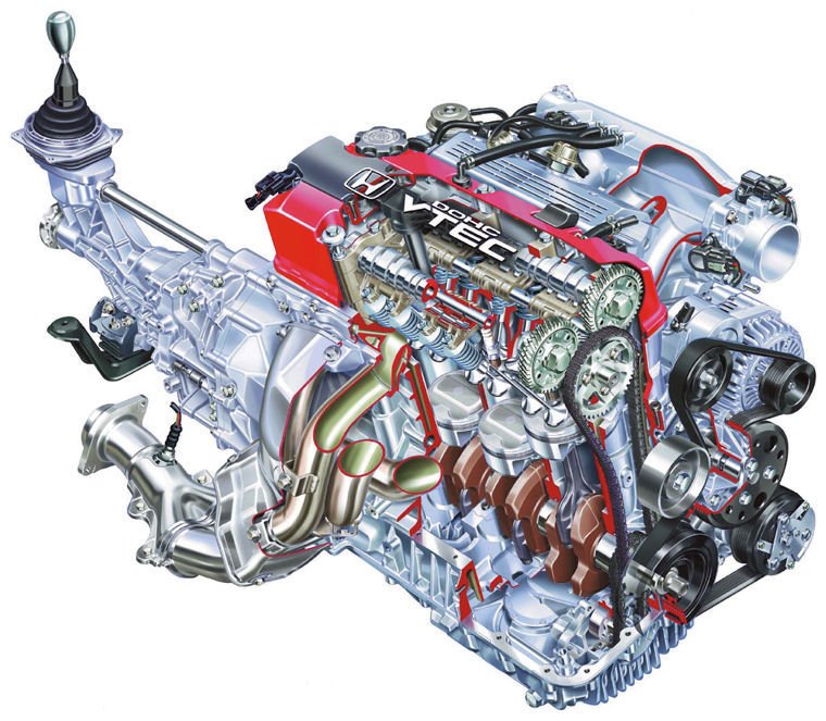 2002 Honda S2000 2.0l 4-cylinder Engine Picture