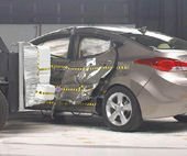 2011 Hyundai Elantra IIHS Side Impact Crash Test Picture