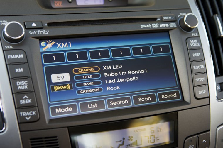 2010 Hyundai Sonata Dash Screen Picture