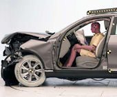 2009 Infiniti EX35 IIHS Frontal Impact Crash Test Picture