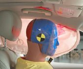 2009 Infiniti EX35 IIHS Frontal Impact Crash Test Picture