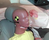 2010 Infiniti EX35 IIHS Side Impact Crash Test Picture